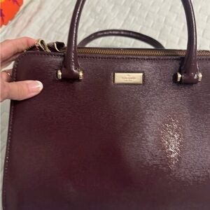 Kate Spade Deep Burgundy Crossbody Bag sold